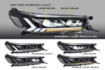 Φανάρια Εμπρός Led Toyota Hilux/Revo 2016-2022 (Set) (Video Λειτουργιας)