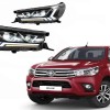 Φανάρια Εμπρός Led Toyota Hilux/Revo 2016-2022 (Set) (Video Λειτουργιας)