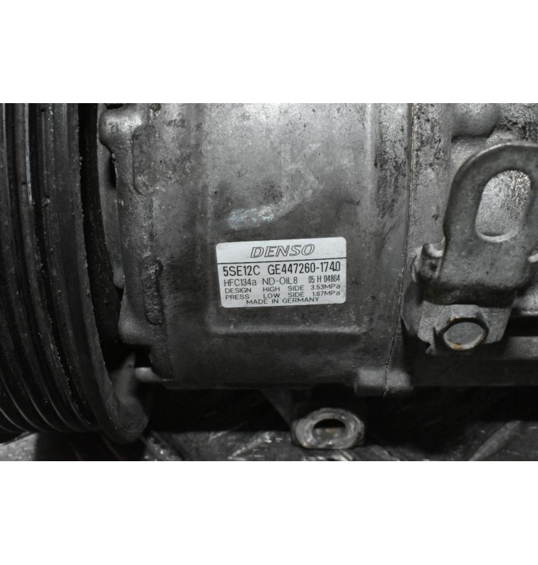 Κομπρεσέρ Aircondition - A/C Toyota Avensis 2.0 1AD 2003-2010 447260-1740 (Μικρό Σπάσιμο Στην Τροχαλία)
