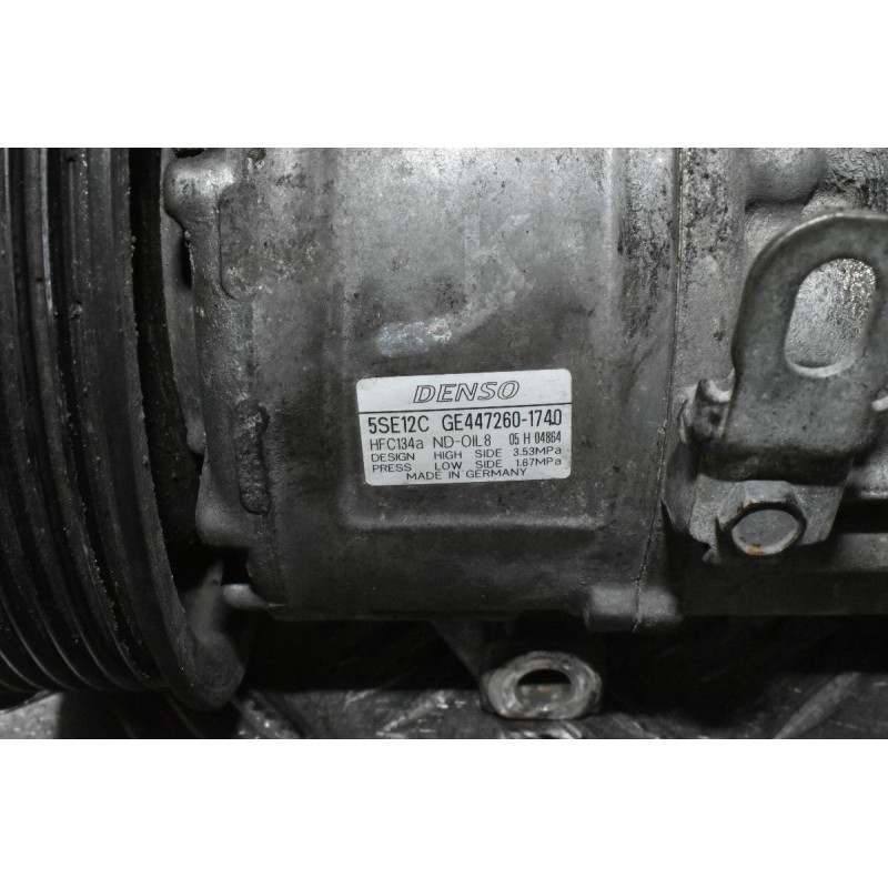 Κομπρεσέρ Aircondition - A/C Toyota Avensis 2.0 1AD 2003-2010 447260-1740 (Μικρό Σπάσιμο Στην Τροχαλία)