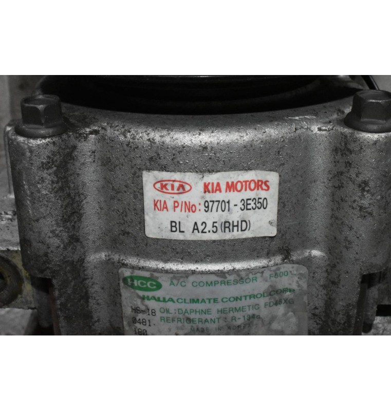 Κομπρεσέρ Aircondition Kia Sportage 2.5 170 PS D4CB 2005-2010 97701-3Ε350
