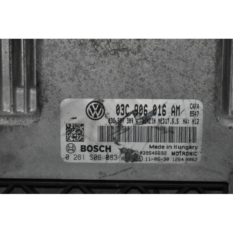 Εγκέφαλος Κινητήρα Volkswagen Golf 1.4 CAX TSI 2005-2013 BOSCH 03C906016AM 0261S06083 MED17.5.5