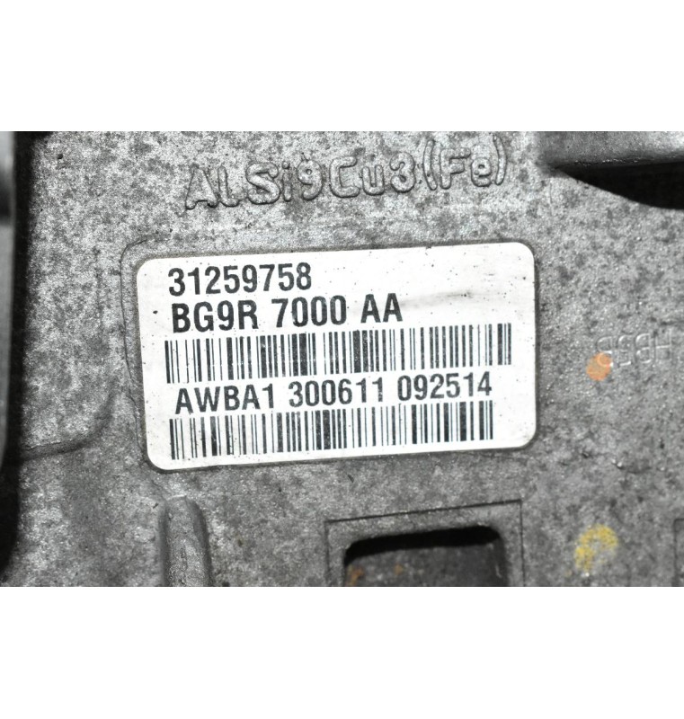 Αυτόματο Σασμάν Volvo S60 1.6T B4164T 2010-2019 BG9R7000AA 31259758