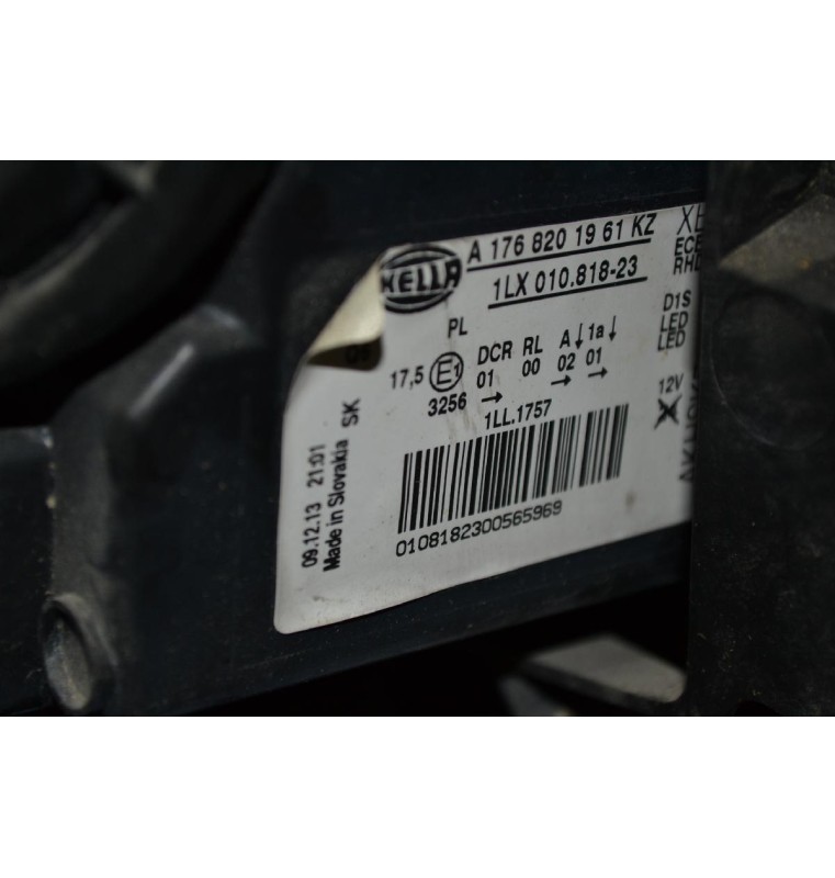 Μούρη Κομπλέ Mercedes-Benz A Class W176 Xenon 2012-2015 (Με 2 φτερα και καπω)