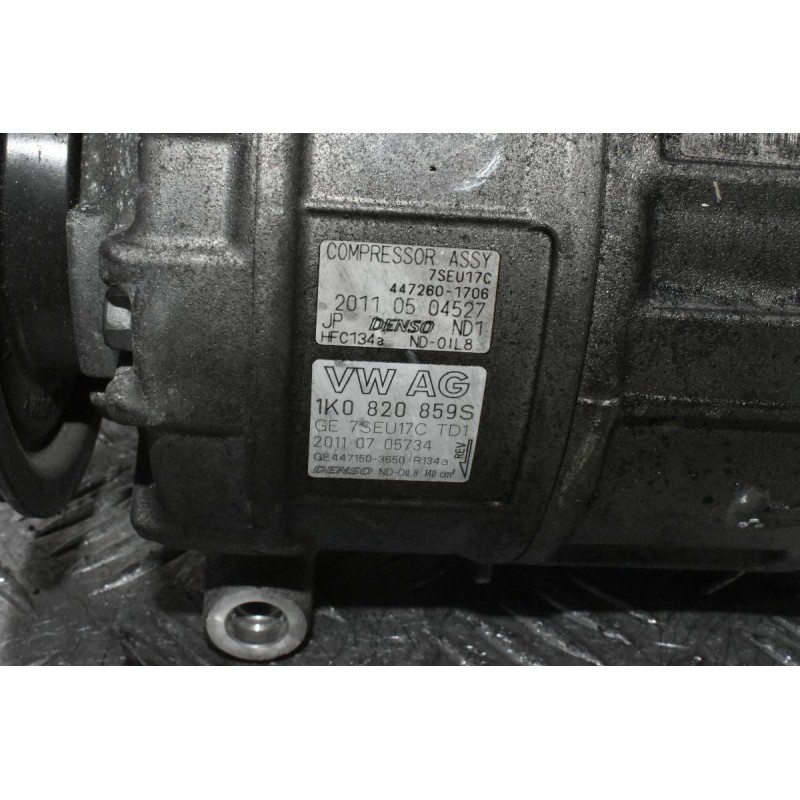 Κομπρεσέρ Aircondition Volkswagen Golf IV 1.4 TSI CAX 2008-2013 DENSO 1Κ0820859S GE447150-3650