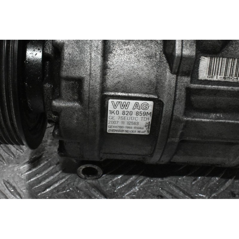Κομπρεσέρ Aircondition Volkswagen Golf IV 1.4 TSI BMY 2008-2013 DENSO 1Κ0820859Μ GE447190-7955