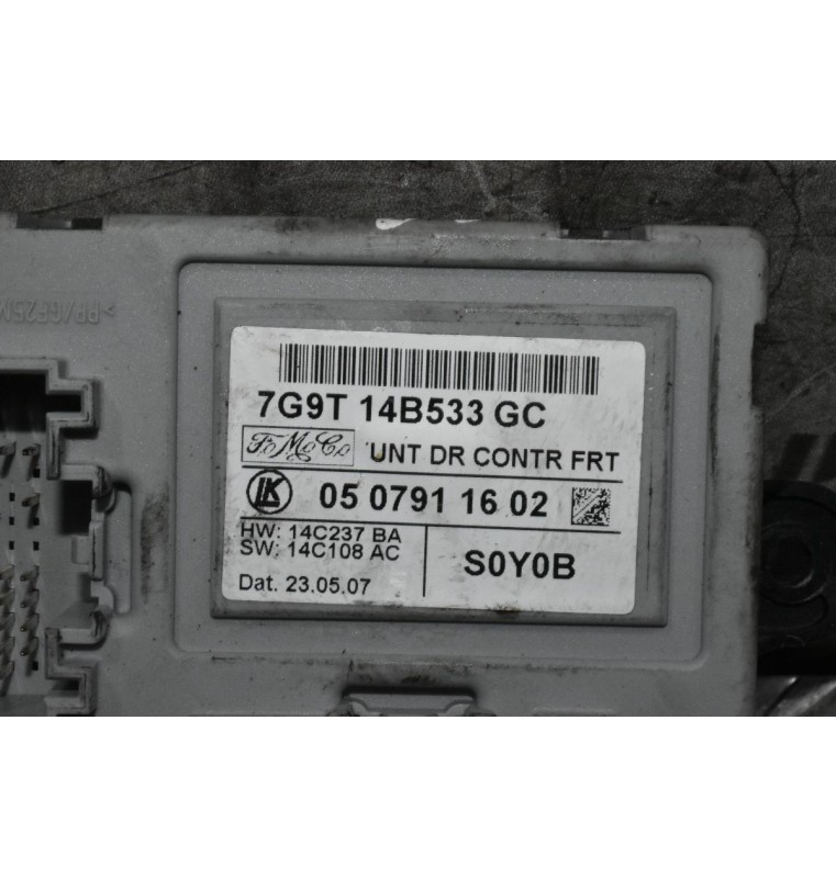 Πλακέτα Εμπρος Αριστερης Πορτας Ford Mondeo 2007-2012 7G9T-14B533-GC 0507911602