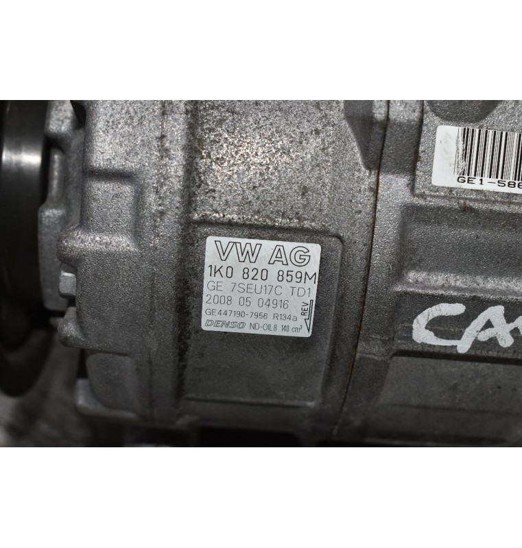 Κομπρεσέρ Aircondition Volkswagen Golf IV 1.4 TSI CAV 2008-2013 1Κ0820859Μ (Χτυπημένη Τροχαλία)