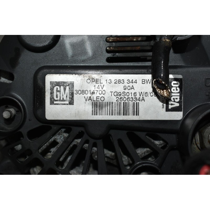 Δυναμό Opel Combo 1.3 CDTI Z13DTH 2005-2012 VALEO 13283344 2606334Α 90A