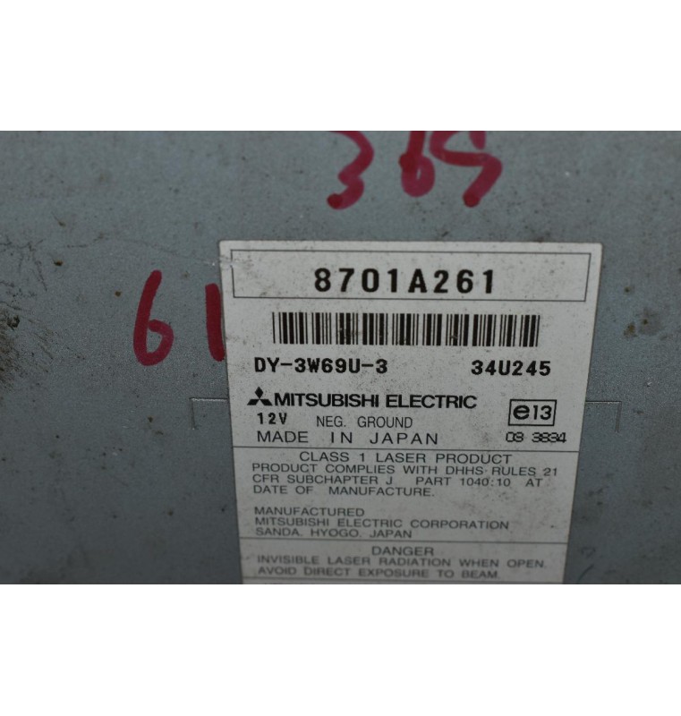 Ράδιο-CD  Mitsubishi Lancer - Outlander 2004-2008 8701A261