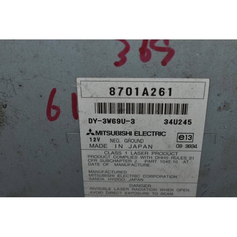Ράδιο-CD  Mitsubishi Lancer - Outlander 2004-2008 8701A261