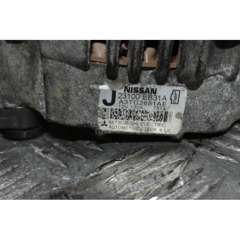 Δυναμό Nissan Navara D40 2.5 DCI YD25 2005-2010 23100-ΕΒ31Α 130A