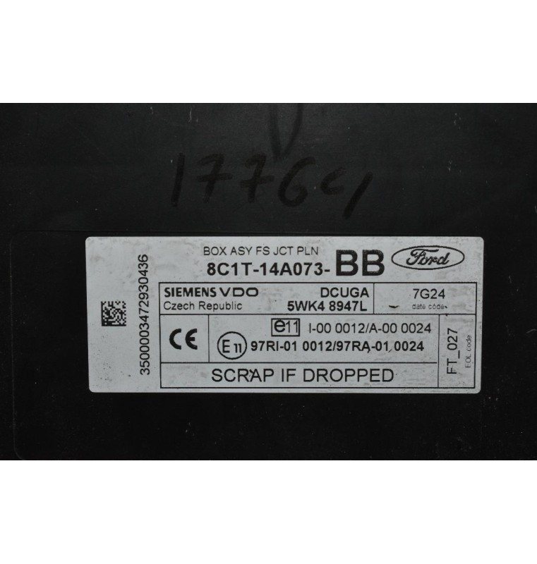 Ασφαλειοθήκη Ford Transit 2.4 TDCI 2005-2012 8C1T-14A073-BB 5WK48947L (SIEMENS)