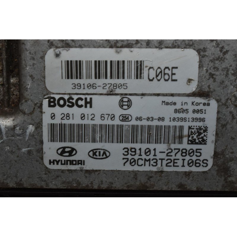 Εγκέφαλος Κινητήρα Kia Sorento 2002-2010 BOSCH 0281012670 39101-27805 D4CB