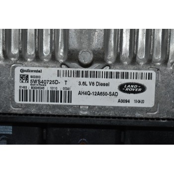 Εγκέφαλος Κινητήρα Land Rover Range Rover (L322) 3.6D 368DT 2006-2012 AH4Q-12A650-SAD 5WS40725D