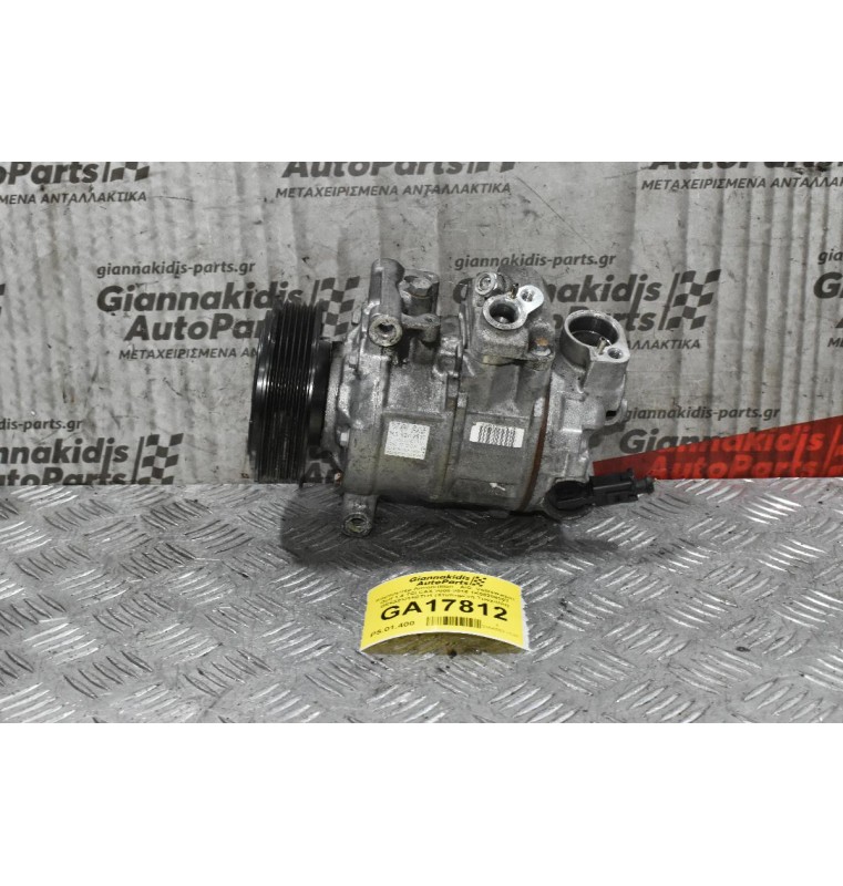 Κομπρεσέρ Aircondition - A/C Volkswagen Golf 1.4 TSI CAX 2008-2015 1K0820859T GE6SEU14CTD1 (Χτυπημένη Τροχαλία)