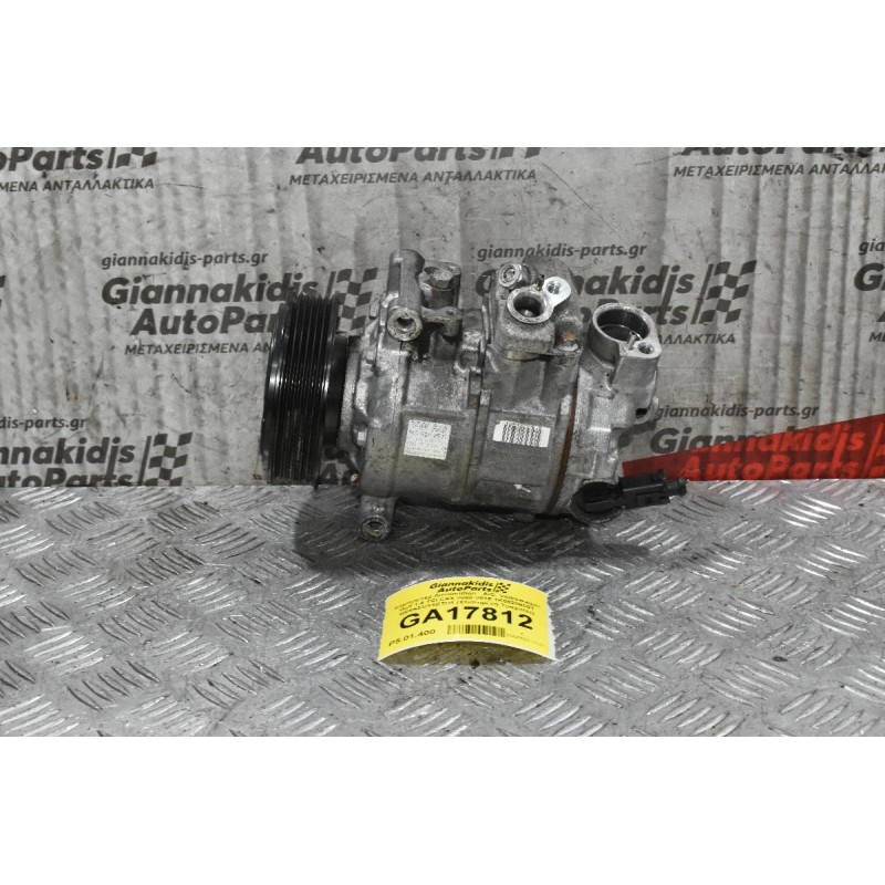 Κομπρεσέρ Aircondition - A/C Volkswagen Golf 1.4 TSI CAX 2008-2015 1K0820859T GE6SEU14CTD1 (Χτυπημένη Τροχαλία)
