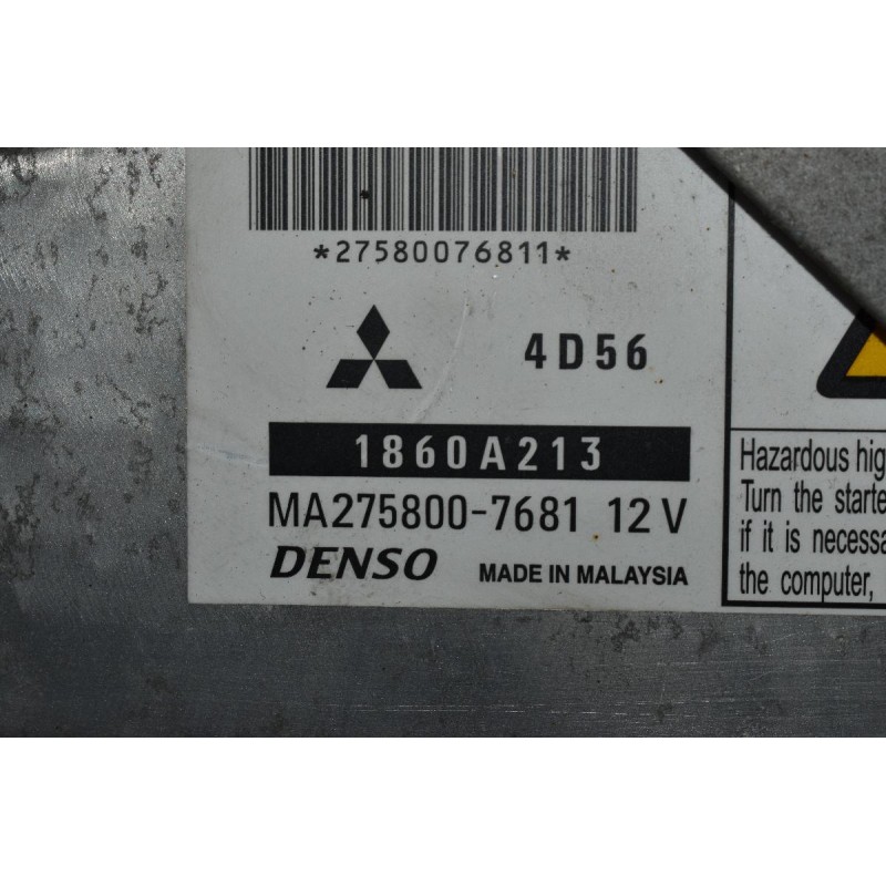 Εγκέφαλος Κινητήρα Mitsubishi L200 KB4 2.5 DID 4D56 2005-2015 DENSO 1860A213 275800-7681