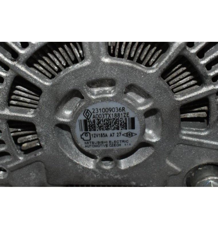 Δυναμό Renault Kadjar 1.5 DCI K9KF647 2014-2020 231009036R 85A (Με Χτύπημα)