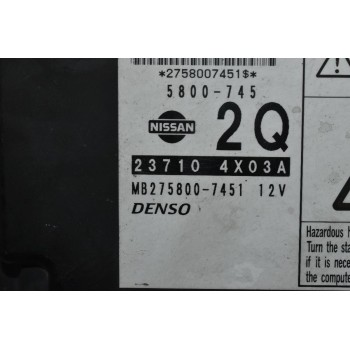 Εγκέφαλος Nissan Navara D40 YD25 DENSO  MB275800-7451 237104X03A