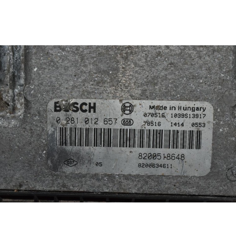 Εγκέφαλος  Suzuki Grand Vitara 1.9 DDIS 2005-2012 BOSCH 0281012657 8200518648