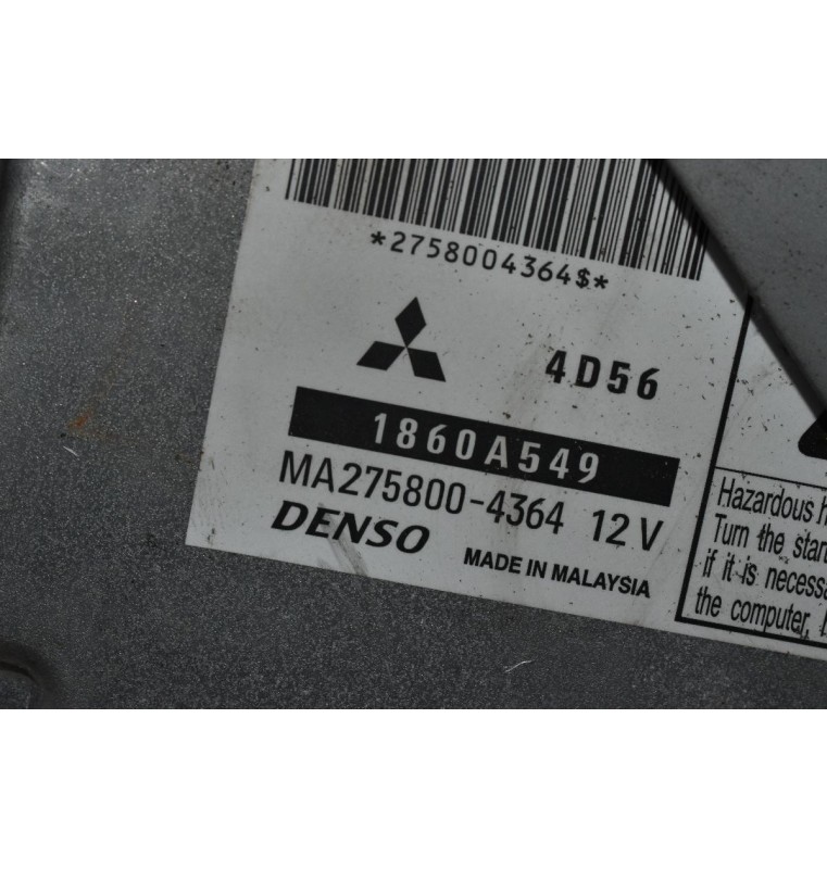 Εγκέφαλος Κινητήρα Mitsubishi L200 KB4 2.5 DID 4D56U 2005-2015 DENSO 1860A549