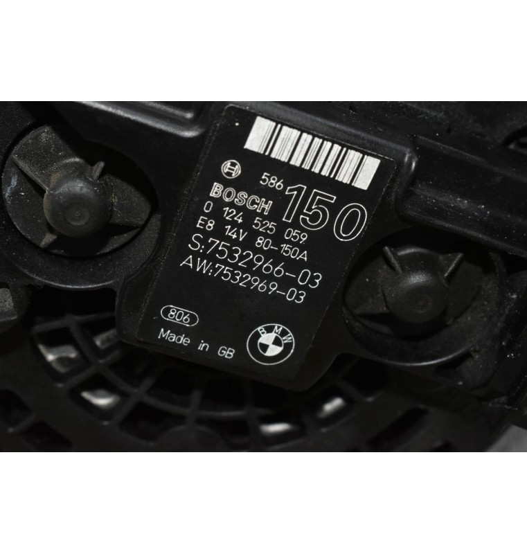 Δυναμό Bmw E81/E87/E90/E91/E46/E83/X3/Z3 2.0 N46B20B 2004-2008 0124525059 7532969-03 150A