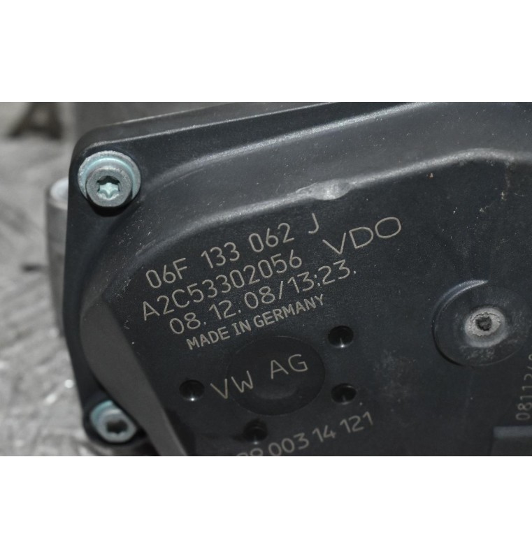 Πεταλούδα Γκαζιού Skoda Octavia - A3 - TT - Passat - Altea - Leon - Toledo 2.0 TFSI 200PS BWA 2004-2010 VDO 06F133062J A2C53302056 (Σπάσιμο Στο Φις)