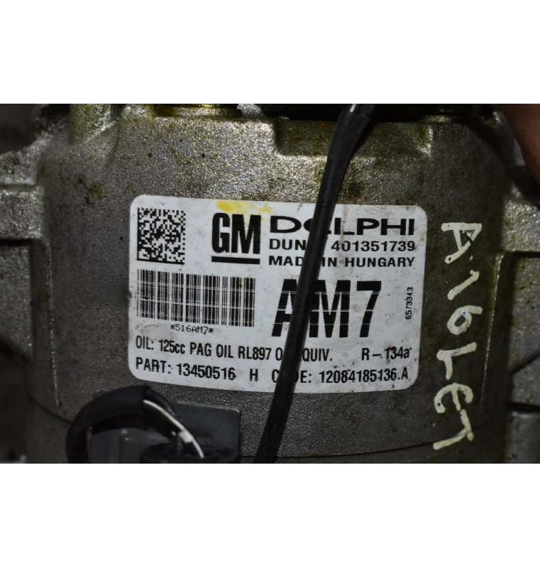 Κομπρεσέρ Aircondition - A/C Opel Astra J 1.6 A16LET 2009-2015 DELPHI 401351739 13450516 ΑΜ7