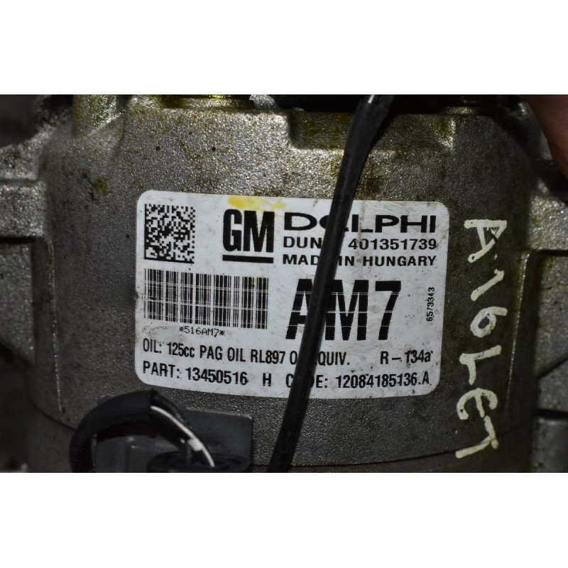 Κομπρεσέρ Aircondition - A/C Opel Astra J 1.6 A16LET 2009-2015 DELPHI 401351739 13450516 ΑΜ7