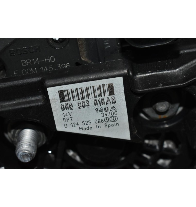 Δυναμό Skoda Octavia 1.8 TSI BZB 2006-2014 06B903016AB 0124525088 140A