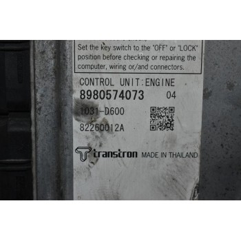 Εγκέφαλος Isuzu D-Max 3.0 4JJ1 2007-2013 TRANSTRON 8980574073