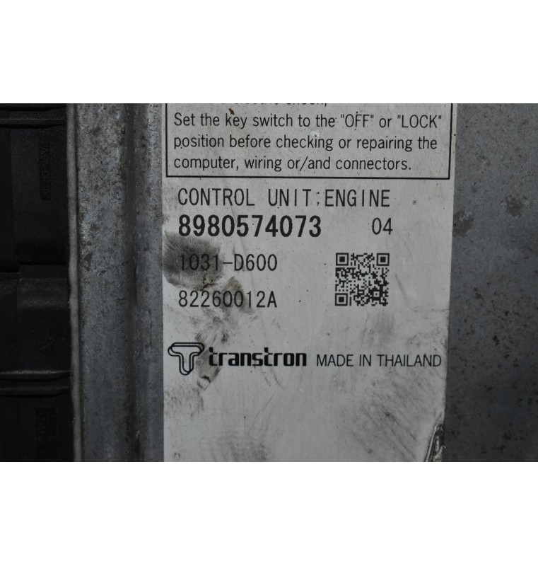 Εγκέφαλος Isuzu D-Max 3.0 4JJ1 2007-2013 TRANSTRON 8980574073