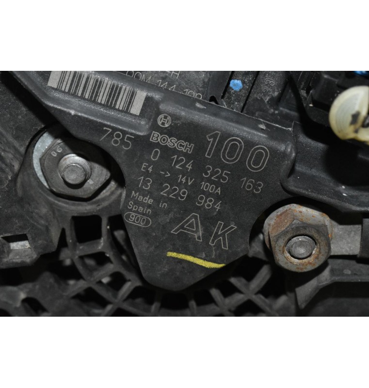 Δυναμό Opel Zafira/Astra H 1.6 Z16XER BOSCH 13229984 0124325163 100A