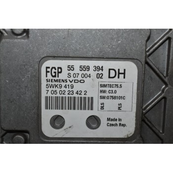 Εγκέφαλος Κινητήρα Opel Astra 1.6 Z16XER 2000-2010 VDO 55559394 S0700402 DH