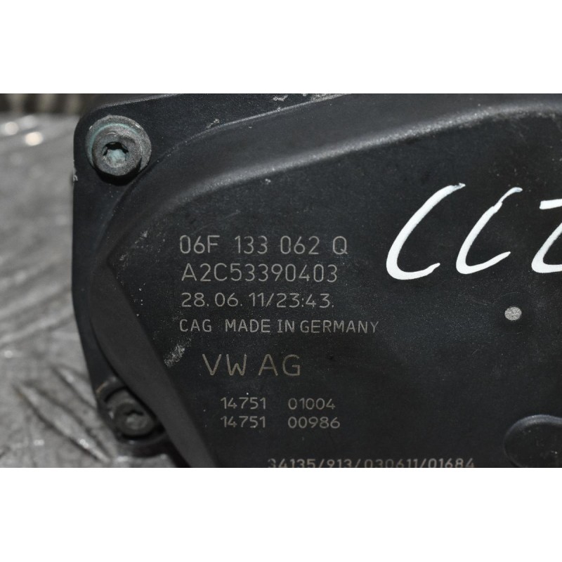 Πεταλούδα Γκαζιού Audi A4 1.8 TFSI CDA 2005-2012 2005-2012 06F133062Q A2C53390403 (Σπάσιμο Στο Φις)