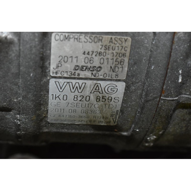 Κομπρεσέρ Aircondition - A/C Volkswagen Tiguan 2.0 CCZ 2007-2017 1Κ0820859S (Σπάσιμο Στην Τροχαλία)