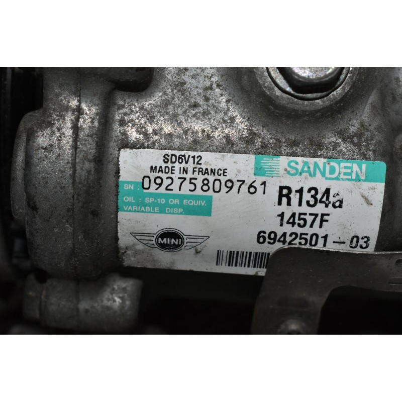 Κομπρεσέρ Aircondition Mini Cooper R56 N12E16AA 2006-2011 SANDEN 6942501-03 1457F