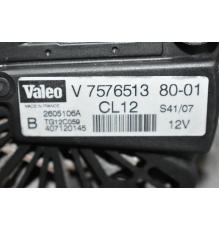 Δυναμό Mini Cooper R56 1.6 N12B16AA 2006-2011 VALEO V7576513 80-01 106A