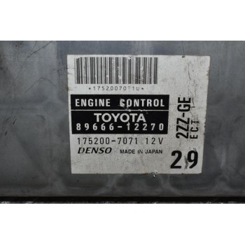 Εγκέφαλος Κινητήρα Toyota Corolla/Celica 2ZZ 2001-2010 DENSO 89666-12270 175200-7071