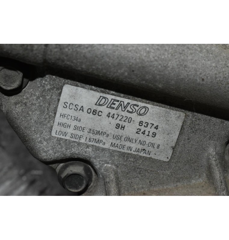 Κομπρεσέρ Aircondition Toyota Corolla 1.8 2ZZ 2001-2008 DENSO 447220-6374 HFC134a