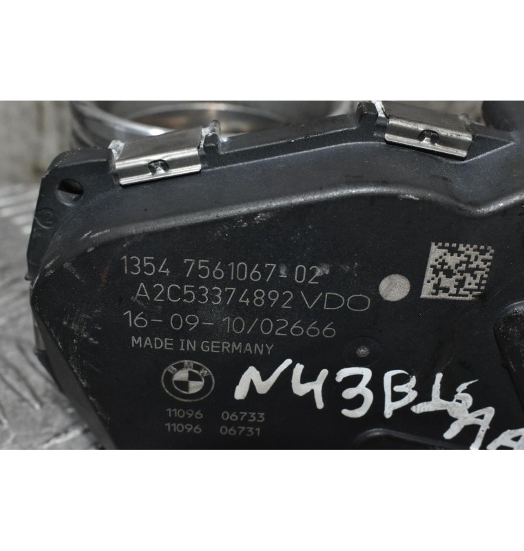 Πεταλούδα Γκαζιού Bmw 3 E87 E90 N43B20AA 2005-2010 A2C53374892 7561067-02