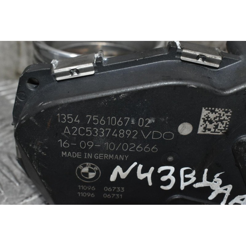 Πεταλούδα Γκαζιού Bmw 3 E87 E90 N43B20AA 2005-2010 A2C53374892 7561067-02