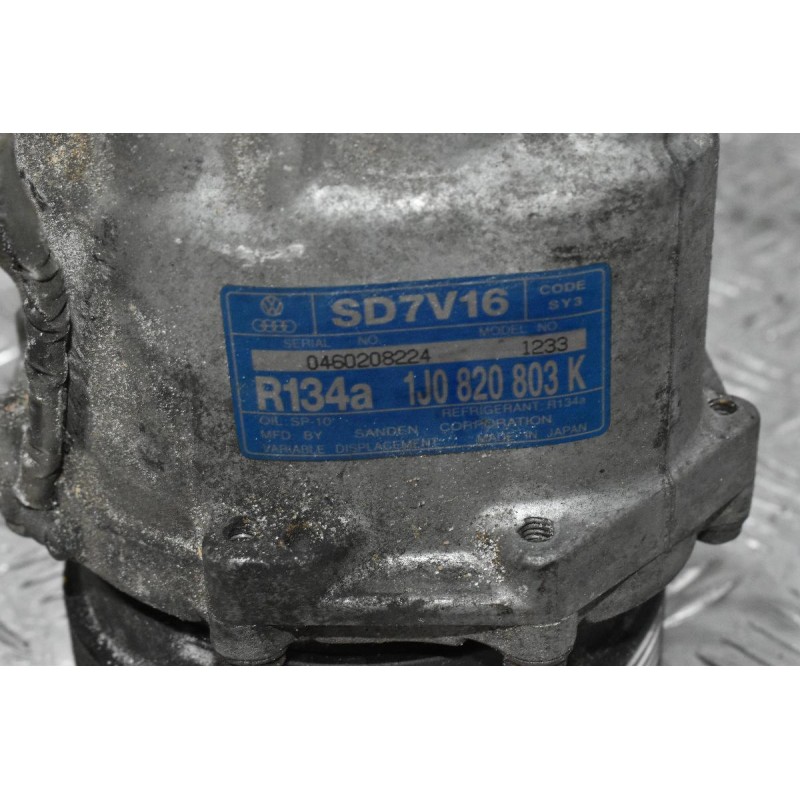 Κομπρεσέρ Aircondition Volkswagen Group 1998-2005 1J0820803K SD7V16 R134a 1233