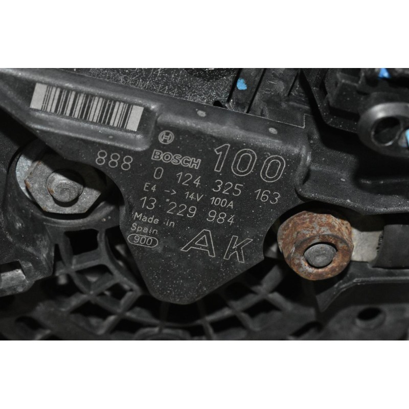 Δυναμό Opel Zafira/Astra H 1.8 Z18XER BOSCH 13229984 0124325163 100A