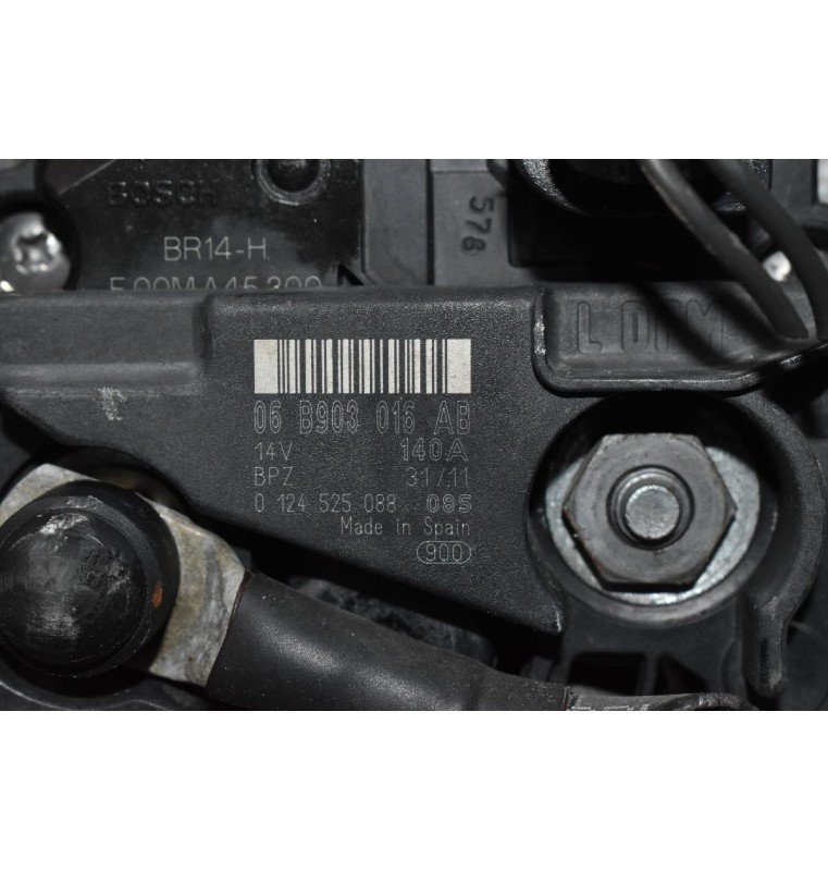 Δυναμό Volkswagen Tiguan 2.0 CCZ 2007-2017 06B903016AB 0124525088 140A