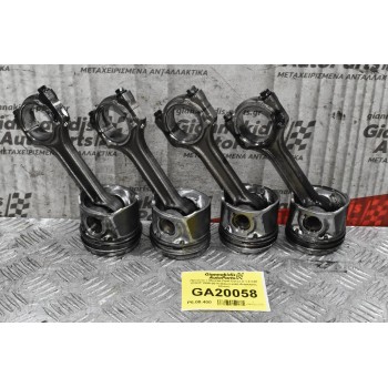 Πιστόνια + Μπιέλα Opel Corsa D 1.3 CDI Z13DT 2006-2014 (Εξωτερικη Διάμετρος 69mm) 3 Τεμάχια