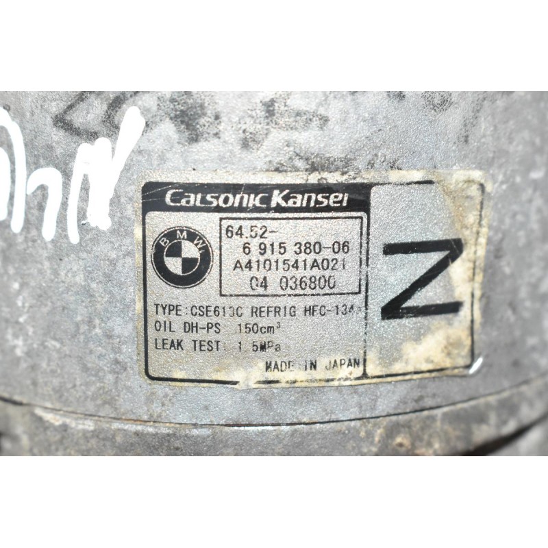 Κομπρεσέρ Aircondition Bmw 1  1.6 E87 116i N45B16AB 2004-2011 A4101541A021 6915380-06