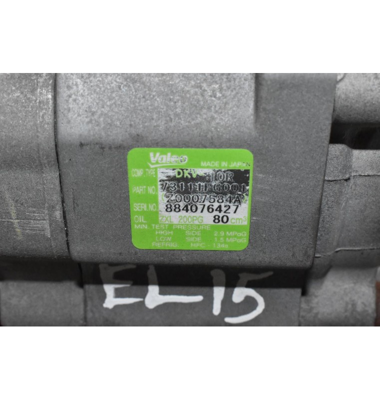 Κομπρεσέρ Aircondition - A/C Subaru Impreza - Forester 1.5 EL15 2007-2013 73111FG001