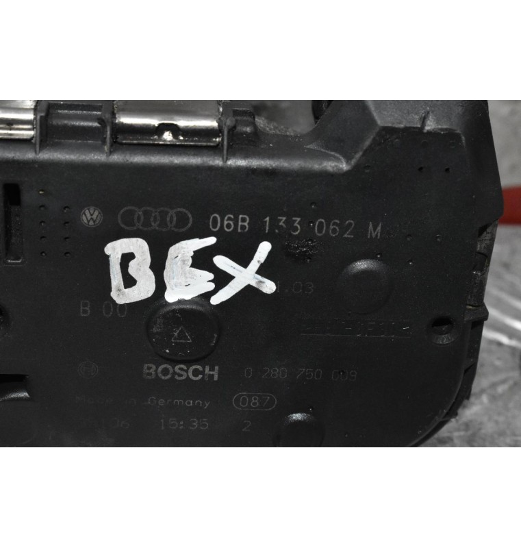 Πεταλούδα Γκαζιού Audi A4 1.8T BFB 2001-2007 BOSCH 06B133062M 0280750009